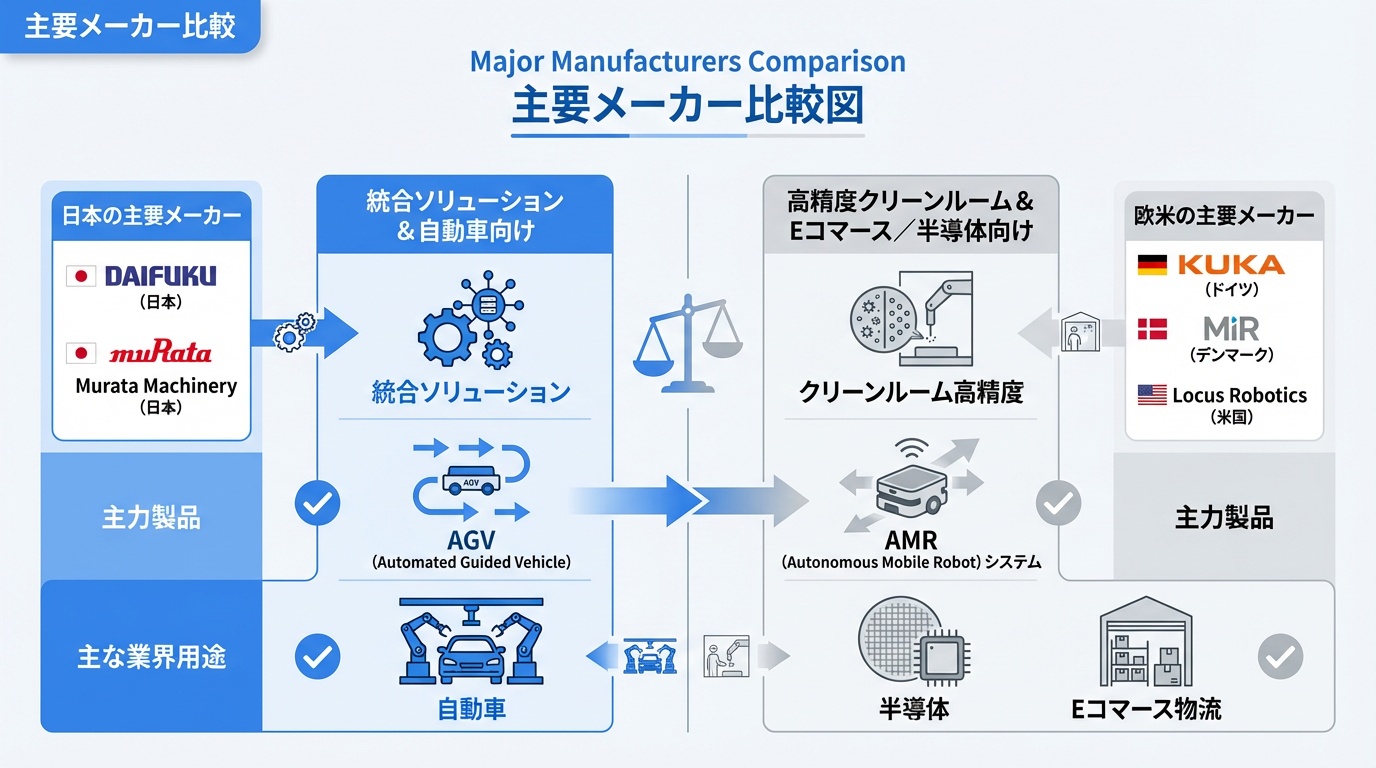 主要メーカー比較