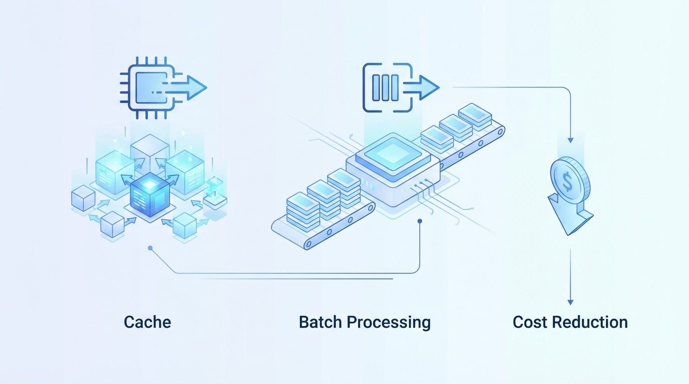 コスト削減テクニック③:キャッシュとバッチ処理