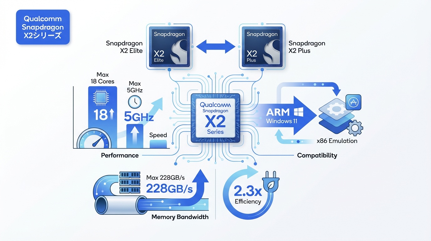 Qualcomm Snapdragon X2シリーズ