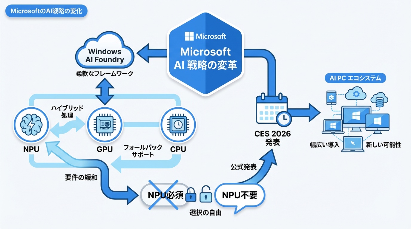 MicrosoftのAI戦略の変化