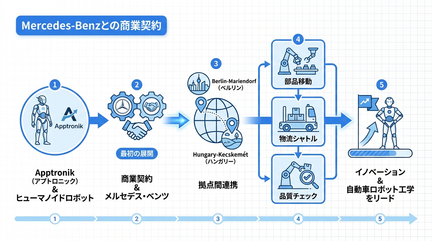 Mercedes-Benzとの商業契約