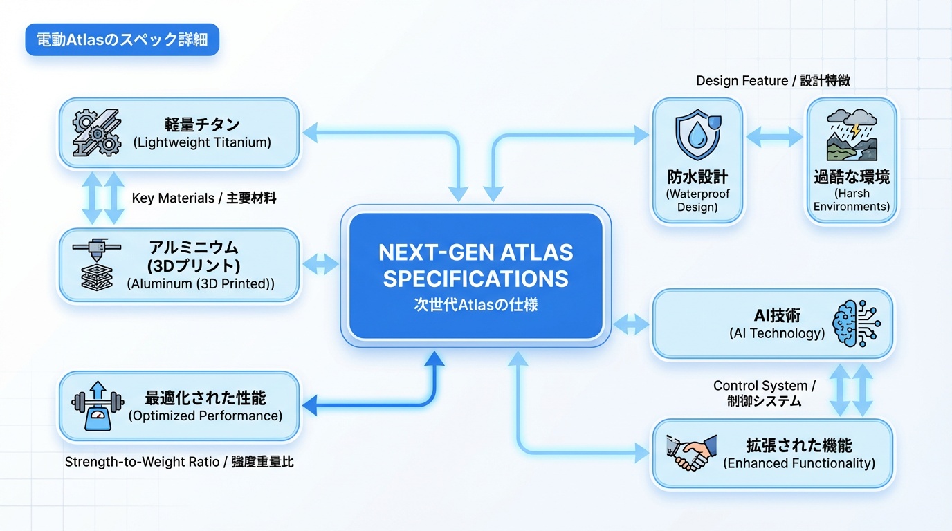電動Atlasのスペック詳細