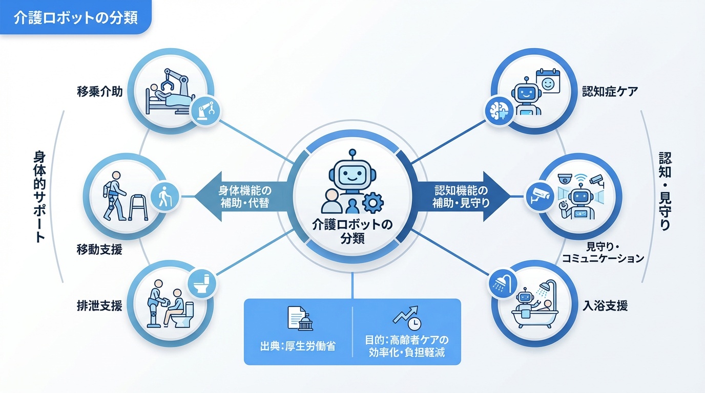 介護ロボットの分類