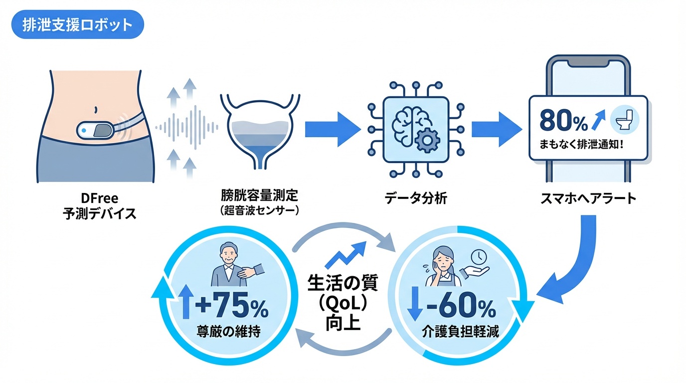排泄支援ロボット