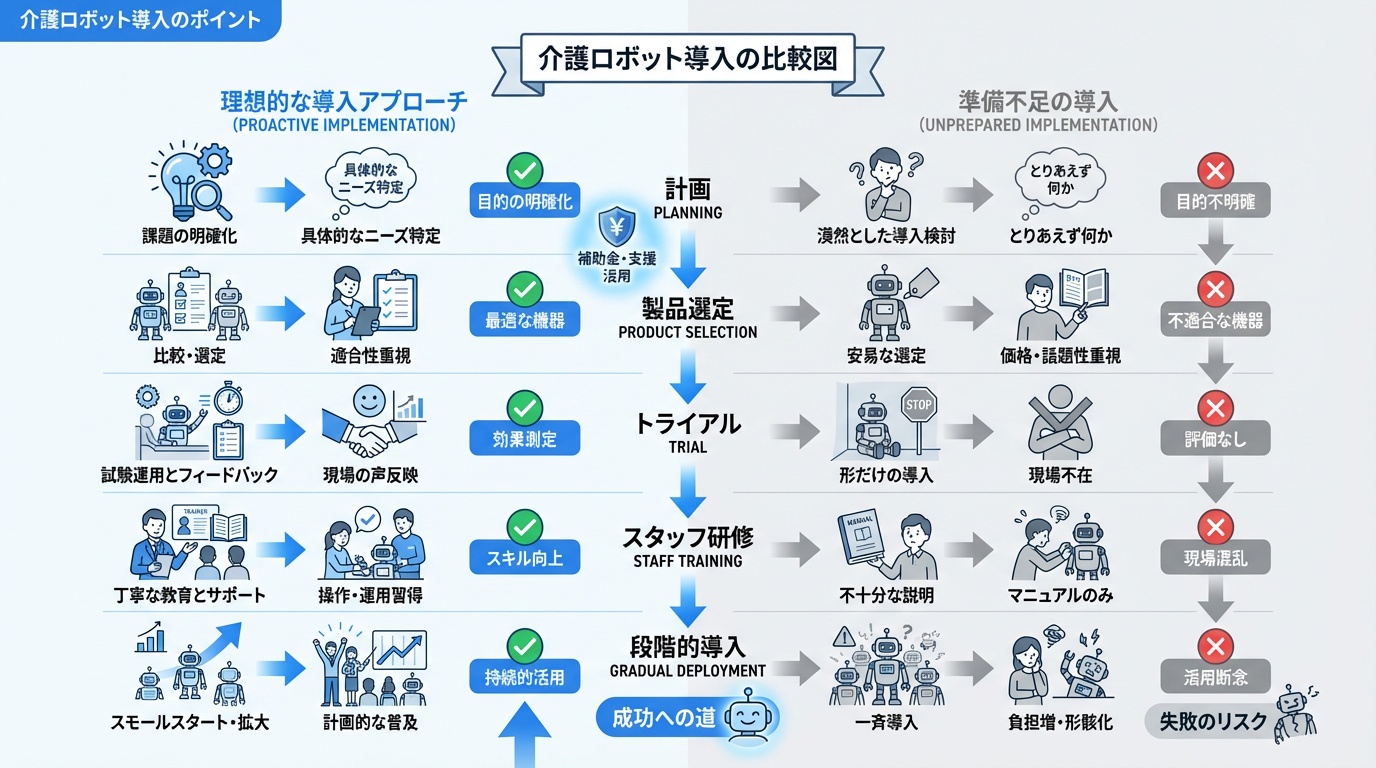 介護ロボット導入のポイント