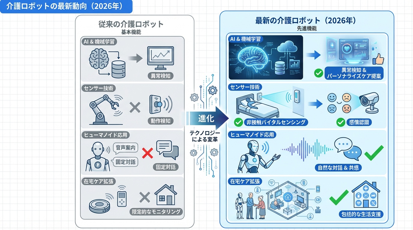 介護ロボットの最新動向（2026年）