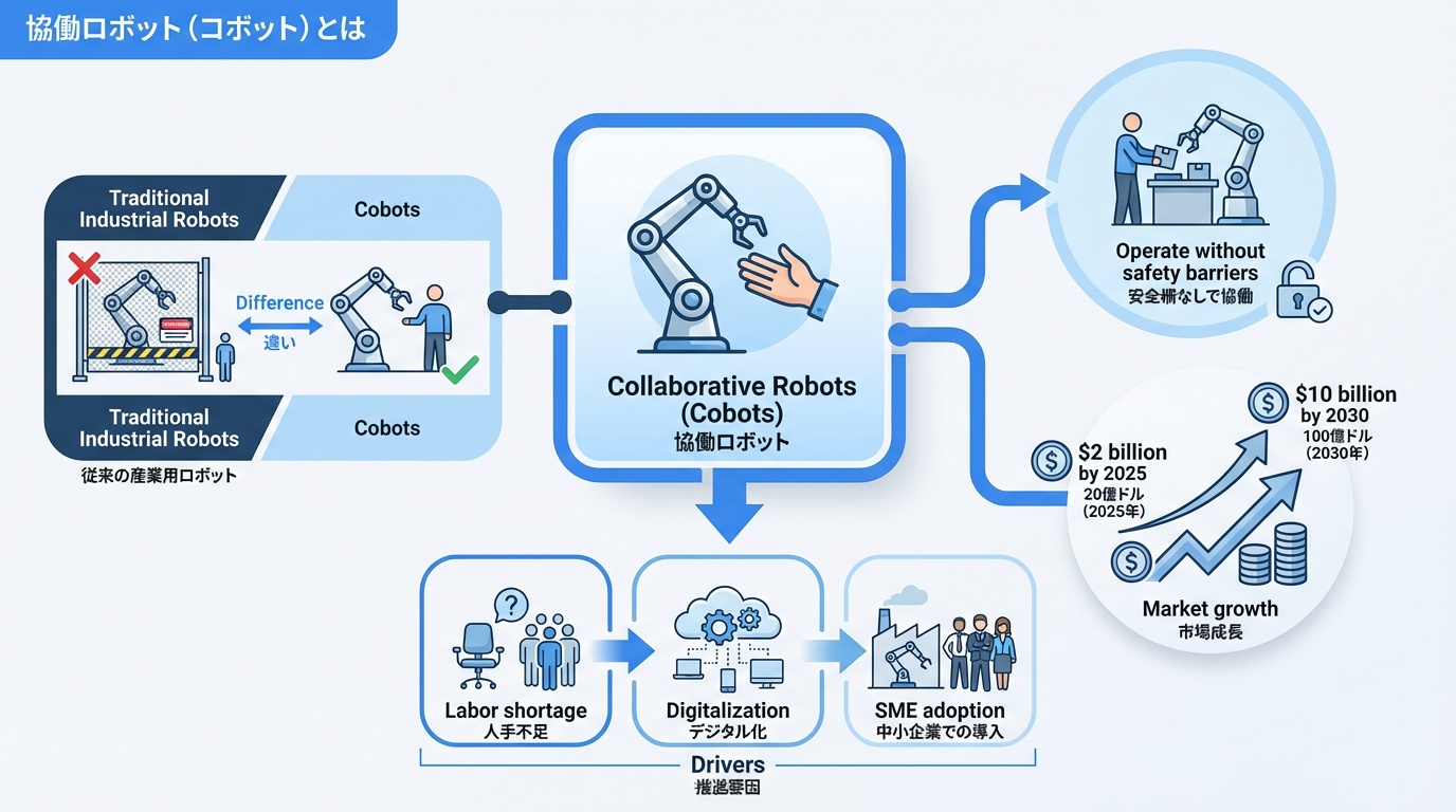 協働ロボット（コボット）とは