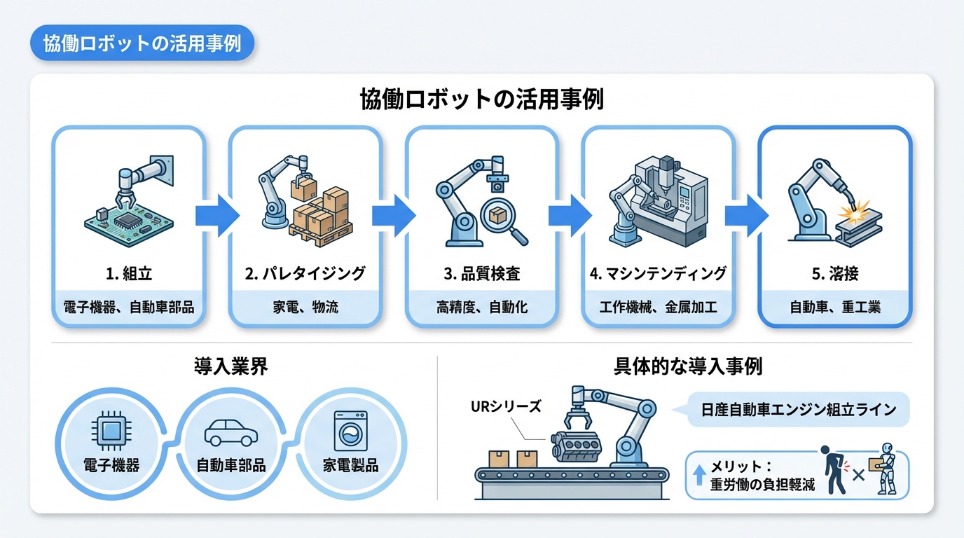 協働ロボットの活用事例