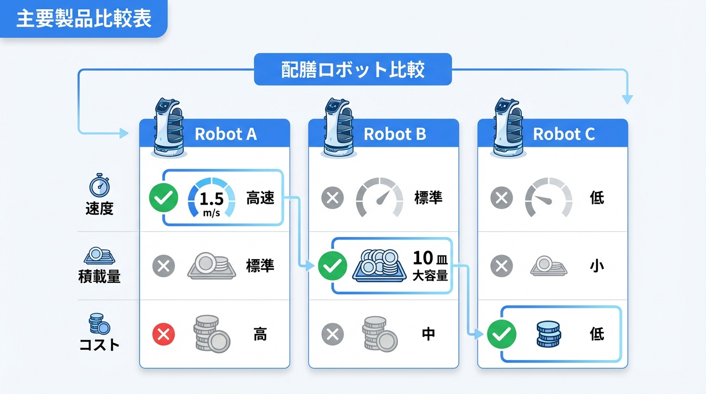 主要製品比較表