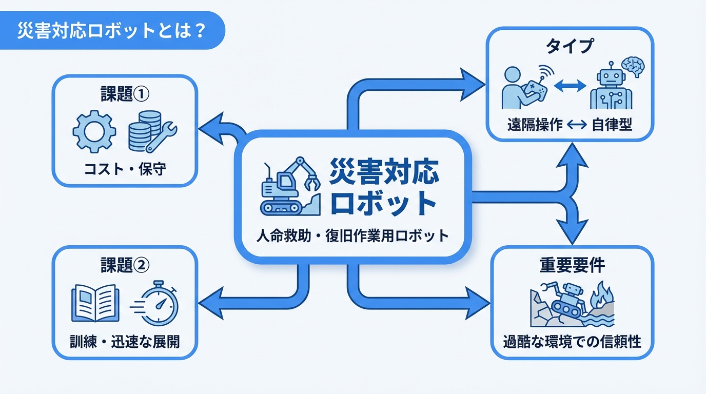 災害対応ロボットとは？