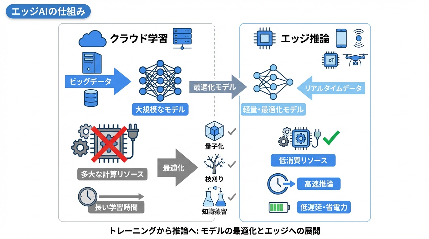 エッジAIの仕組み