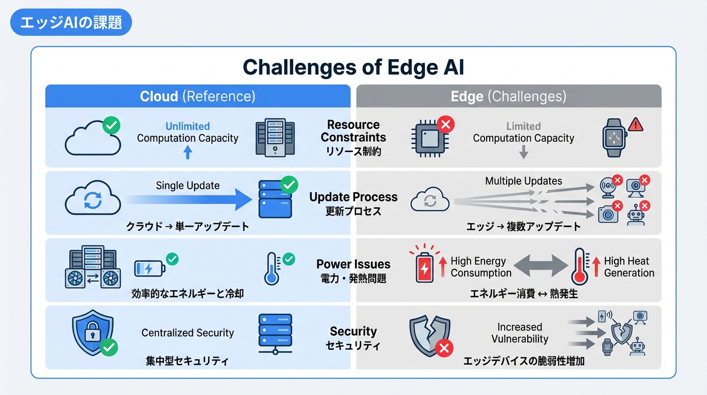 エッジAIの課題