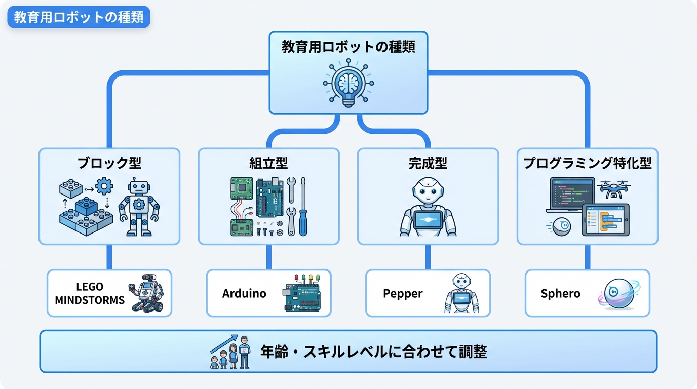 教育用ロボットの種類