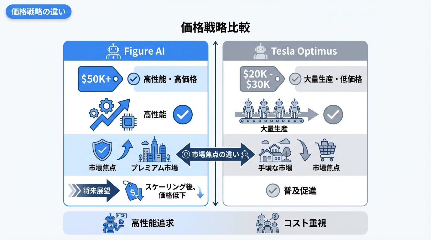 価格戦略の違い