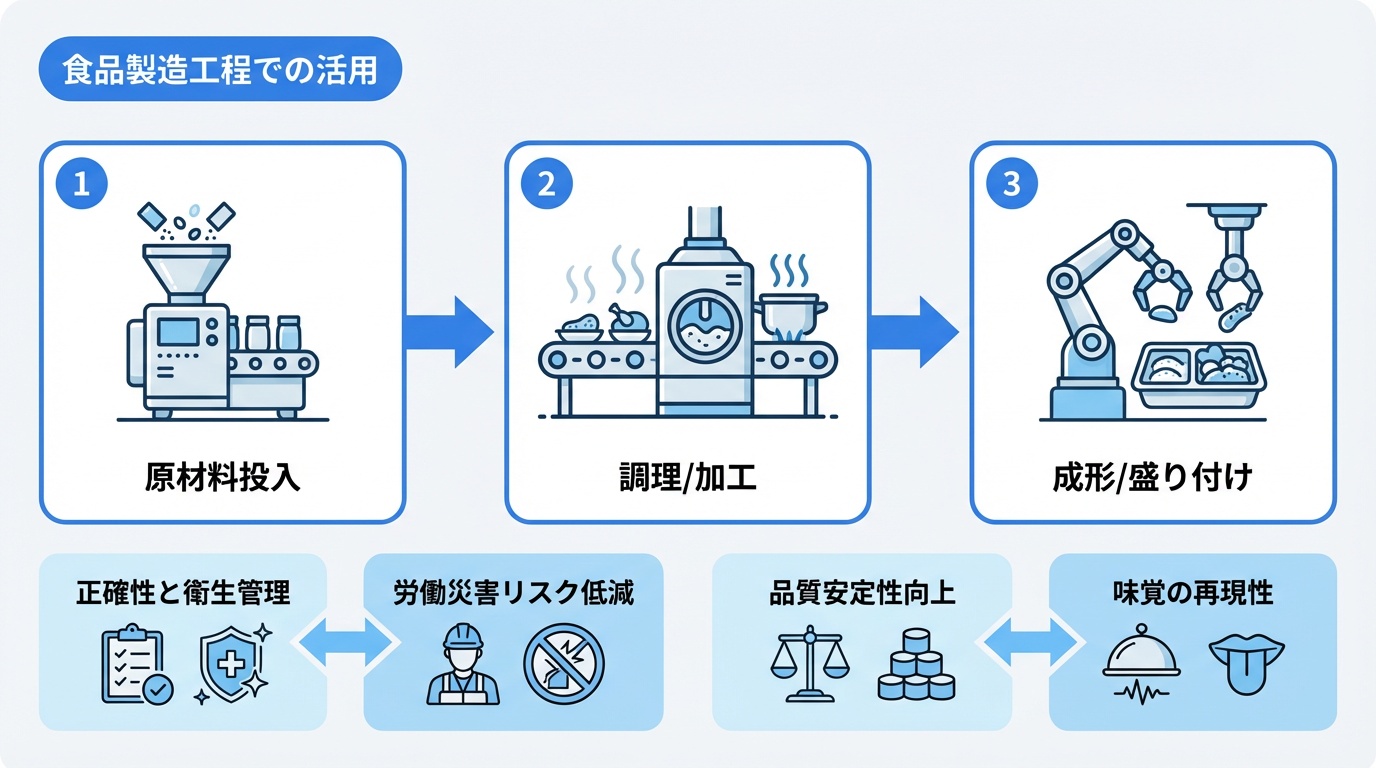 食品製造工程での活用