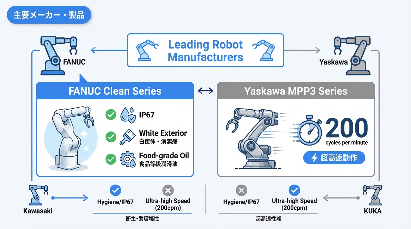 主要メーカー・製品