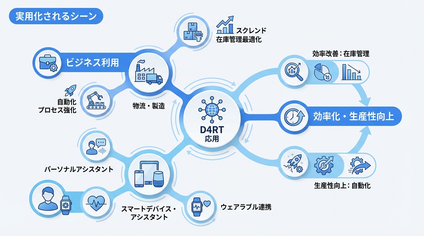 実用化されるシーン