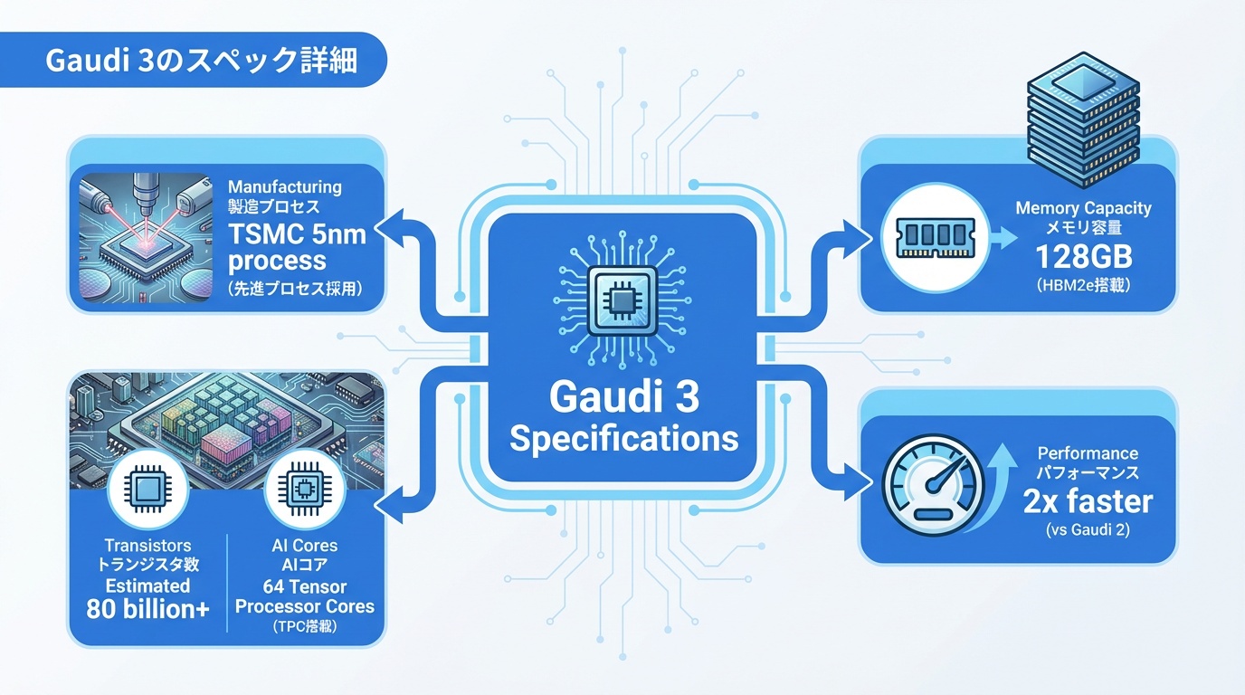 Gaudi 3のスペック詳細