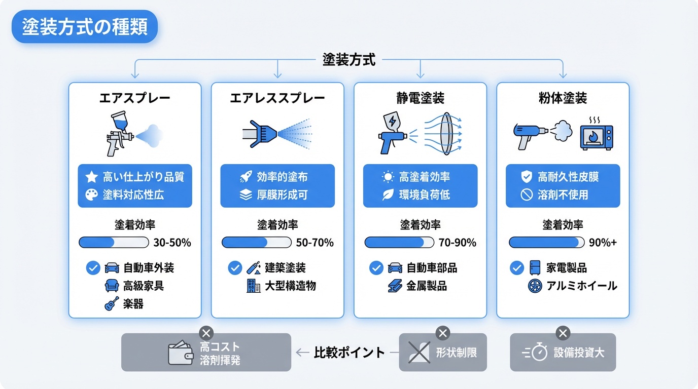 塗装方式の種類
