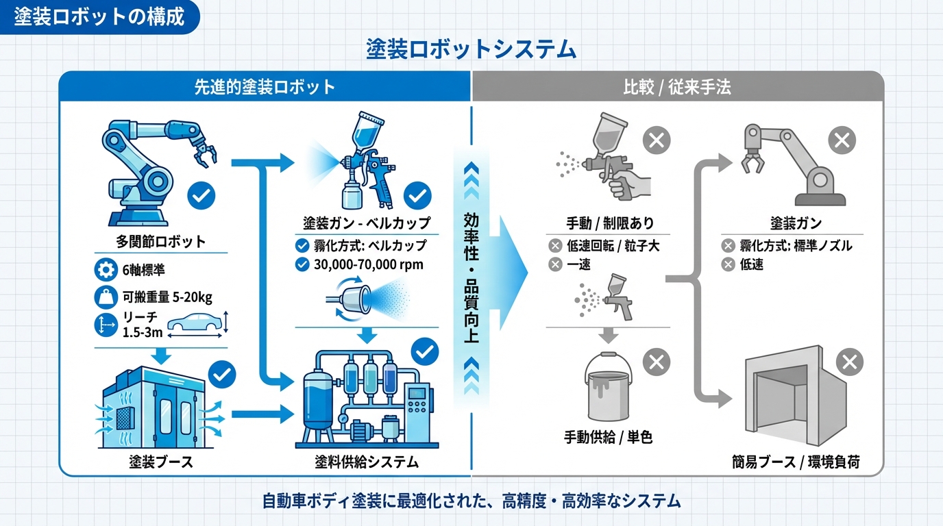 塗装ロボットの構成