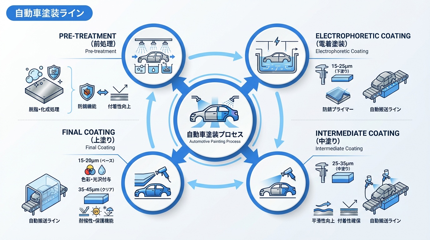 自動車塗装ライン