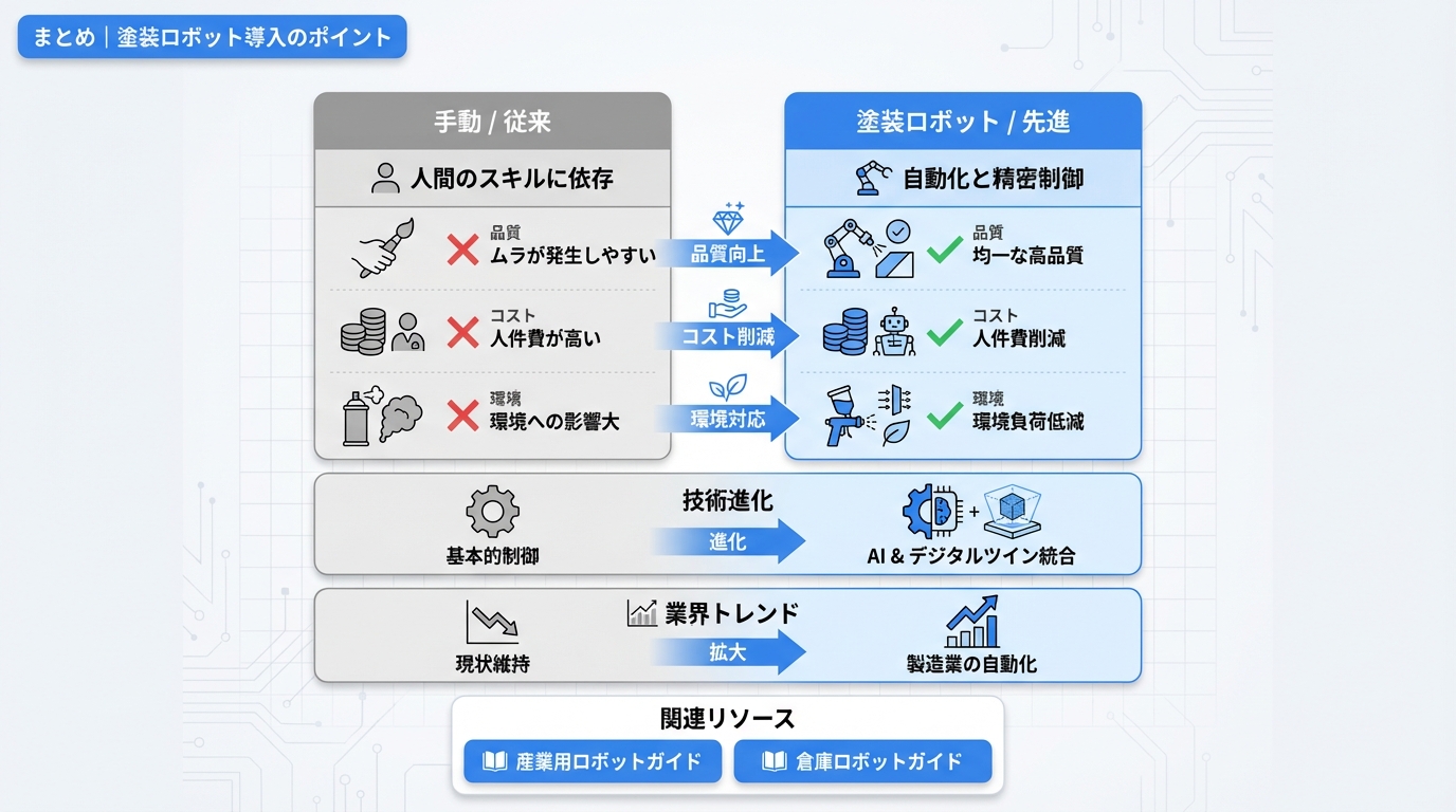 まとめ｜塗装ロボット導入のポイント