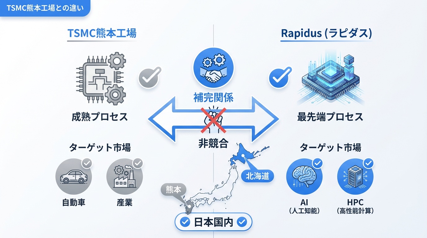 TSMC熊本工場との違い