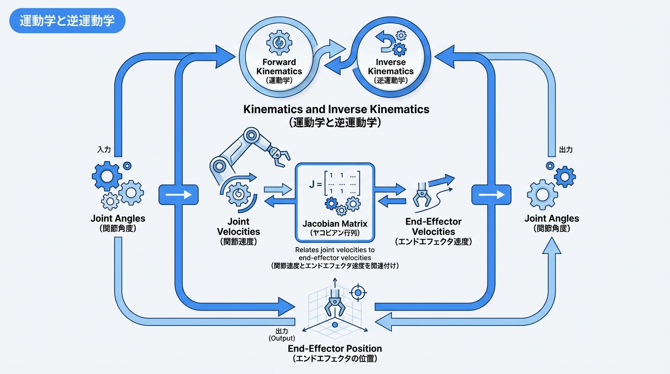 運動学と逆運動学