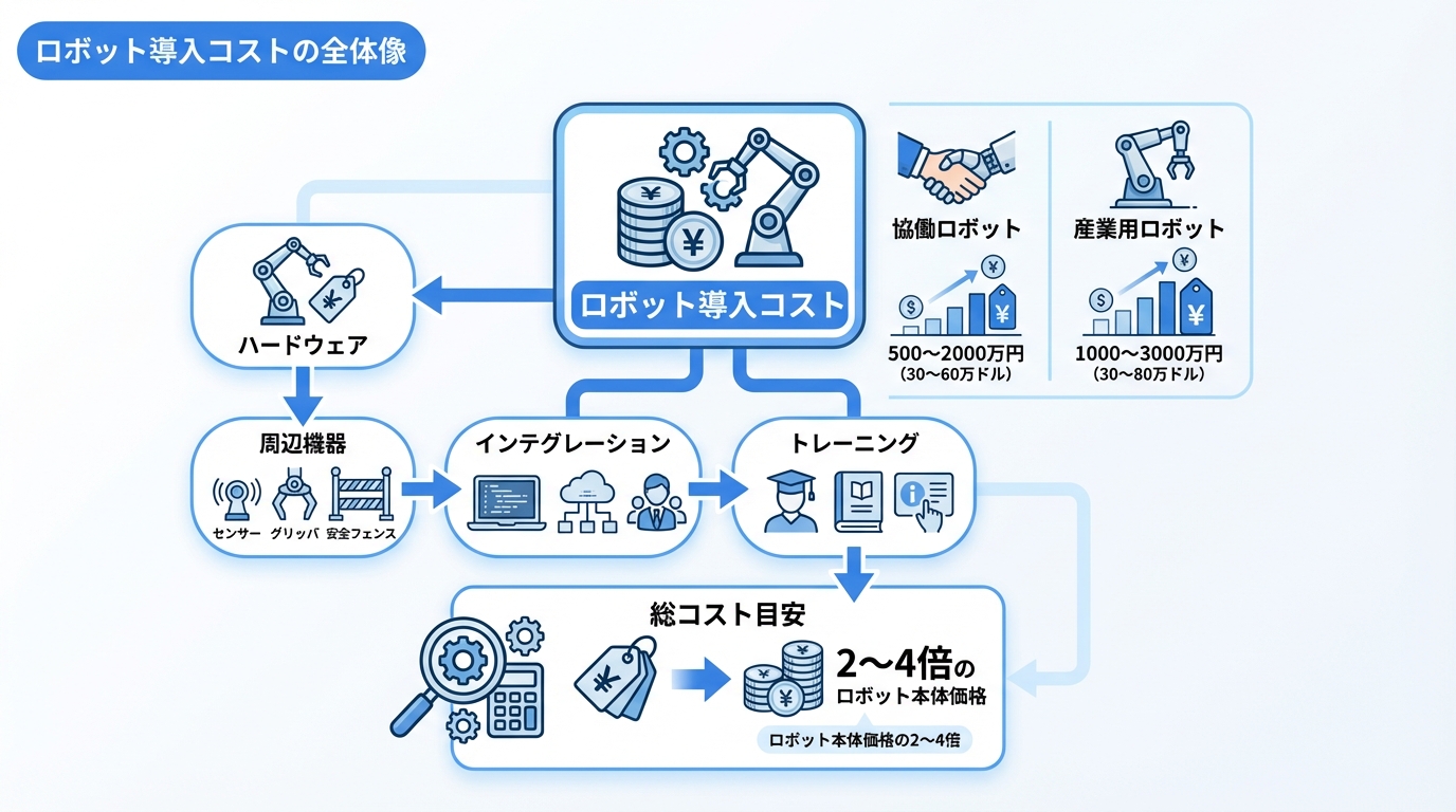 ロボット導入コストの全体像