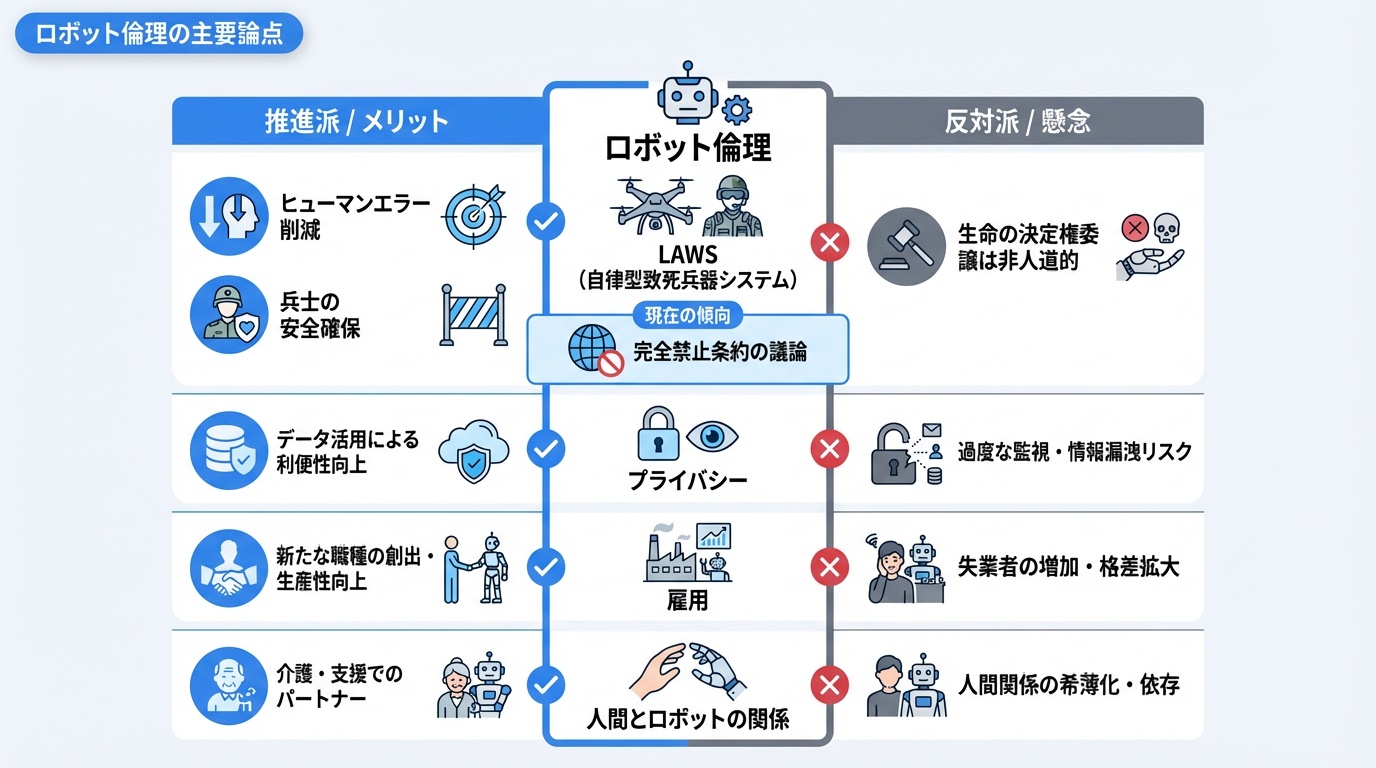 ロボット倫理の主要論点