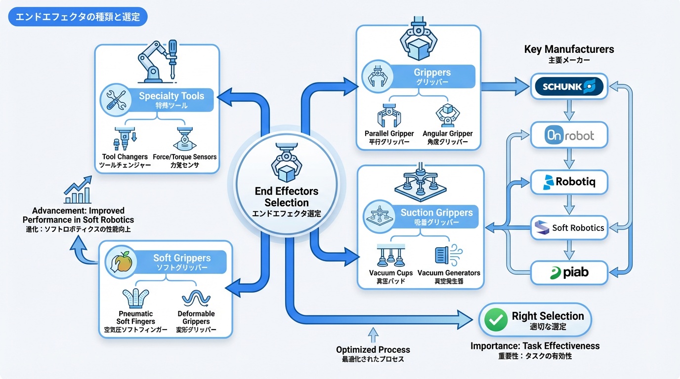エンドエフェクタの種類と選定