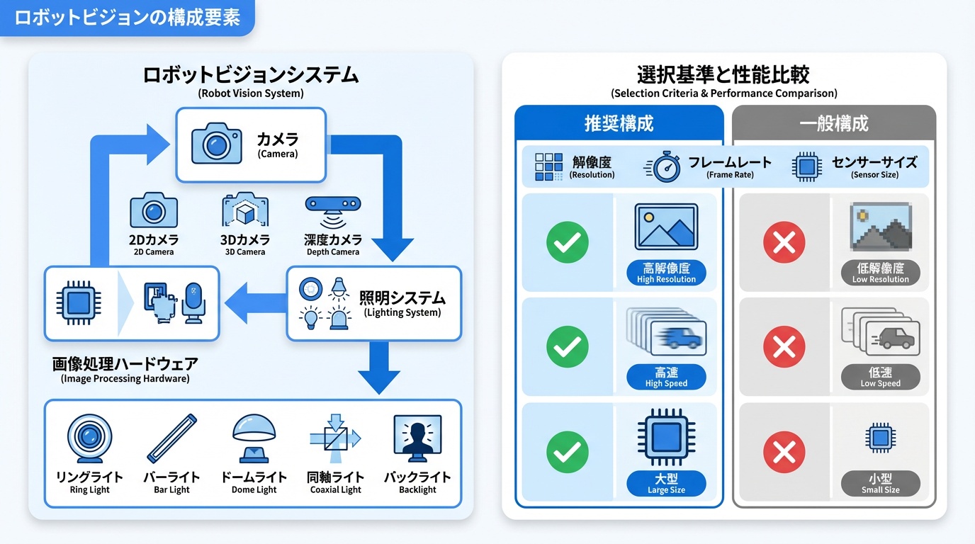 ロボットビジョンの構成要素