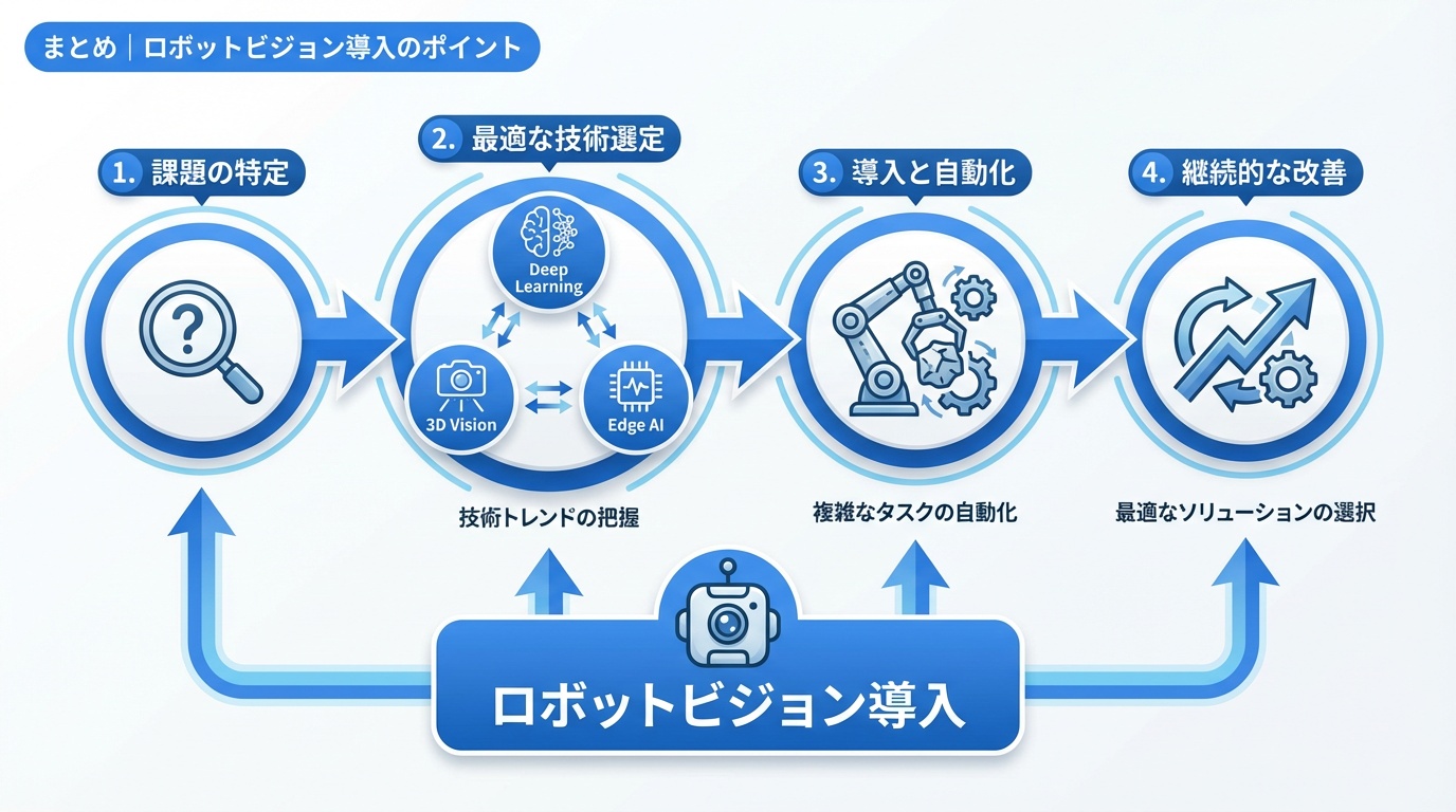 まとめ｜ロボットビジョン導入のポイント