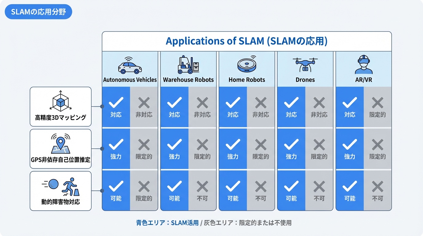 SLAMの応用分野