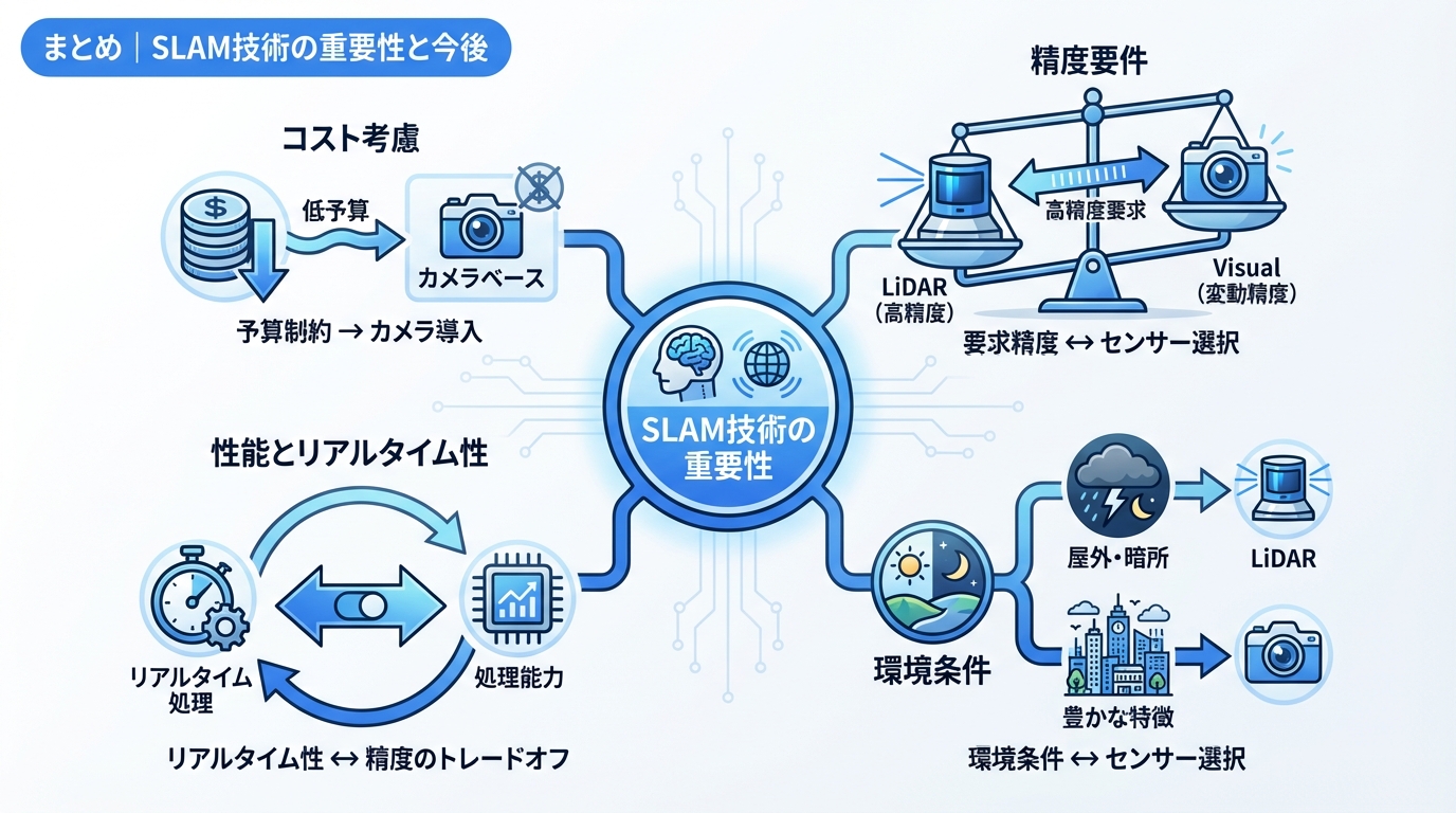 まとめ｜SLAM技術の重要性と今後
