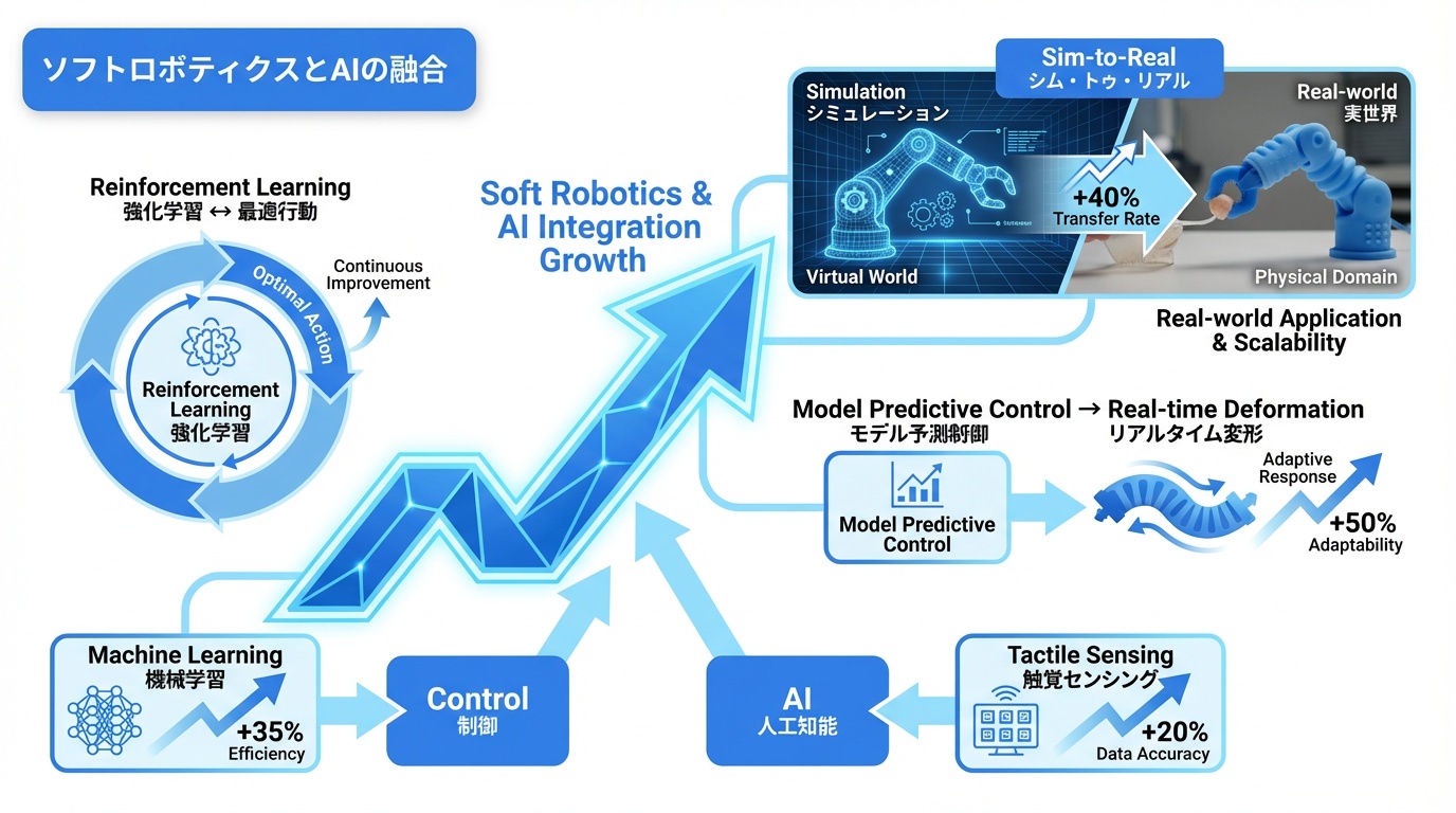 ソフトロボティクスとAIの融合