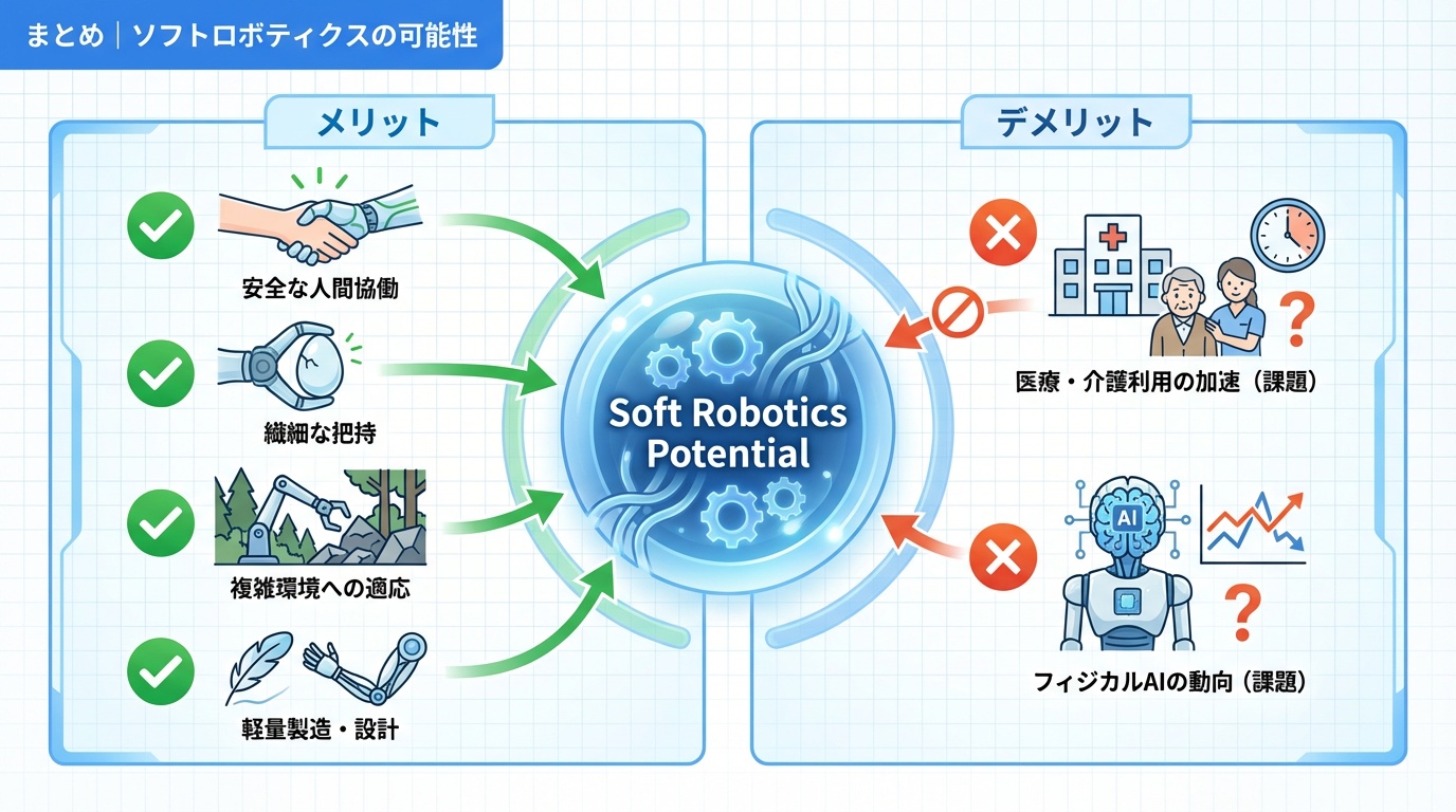 まとめ｜ソフトロボティクスの可能性