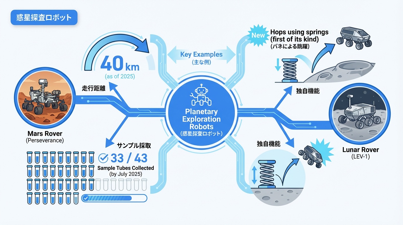 惑星探査ロボット