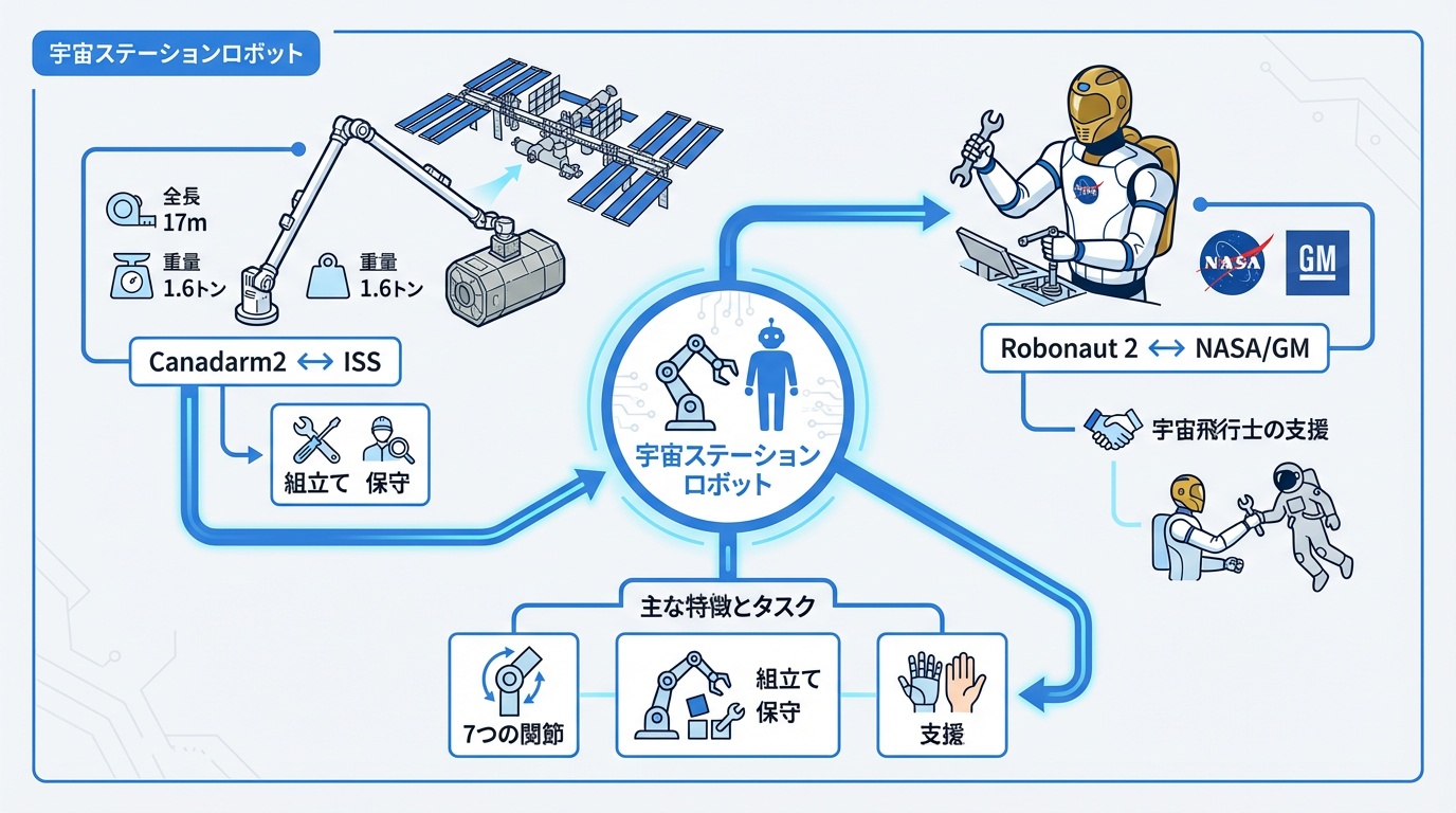 宇宙ステーションロボット
