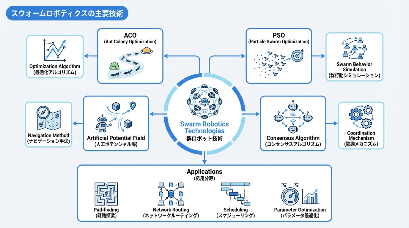 スウォームロボティクスの主要技術