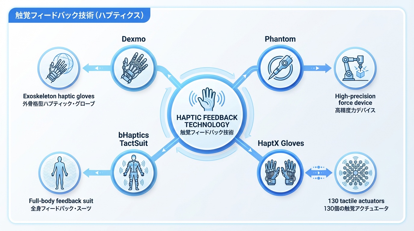 触覚フィードバック技術（ハプティクス）