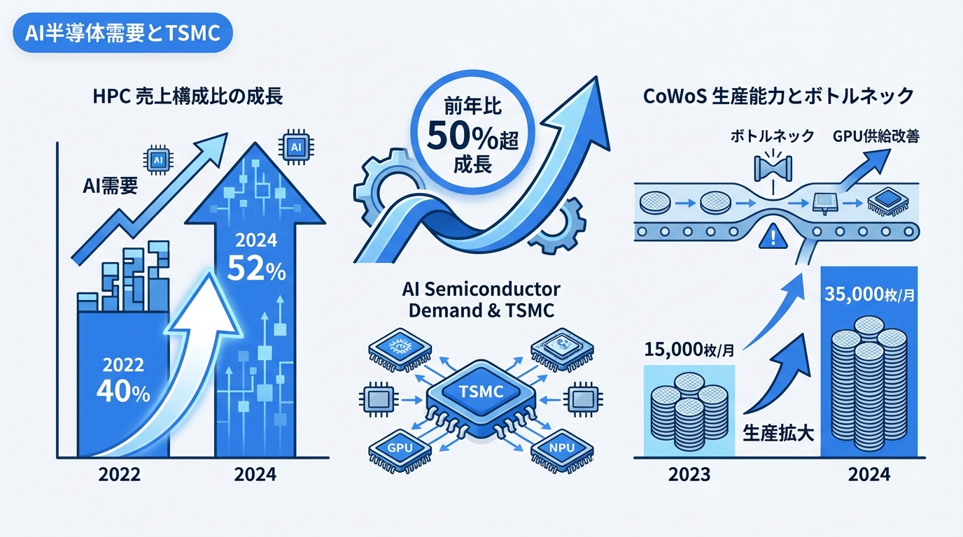 AI半導体需要とTSMC