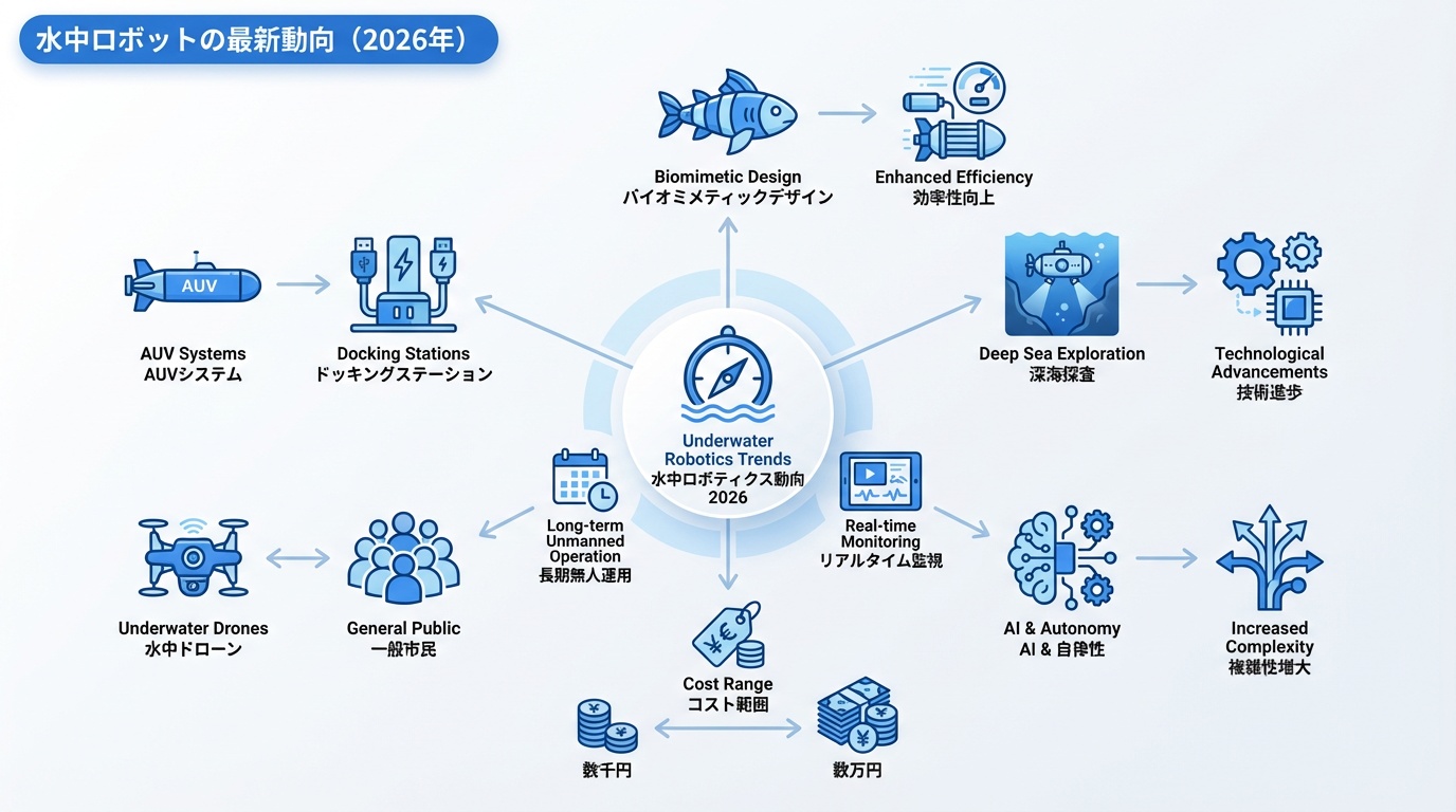 水中ロボットの最新動向（2026年）