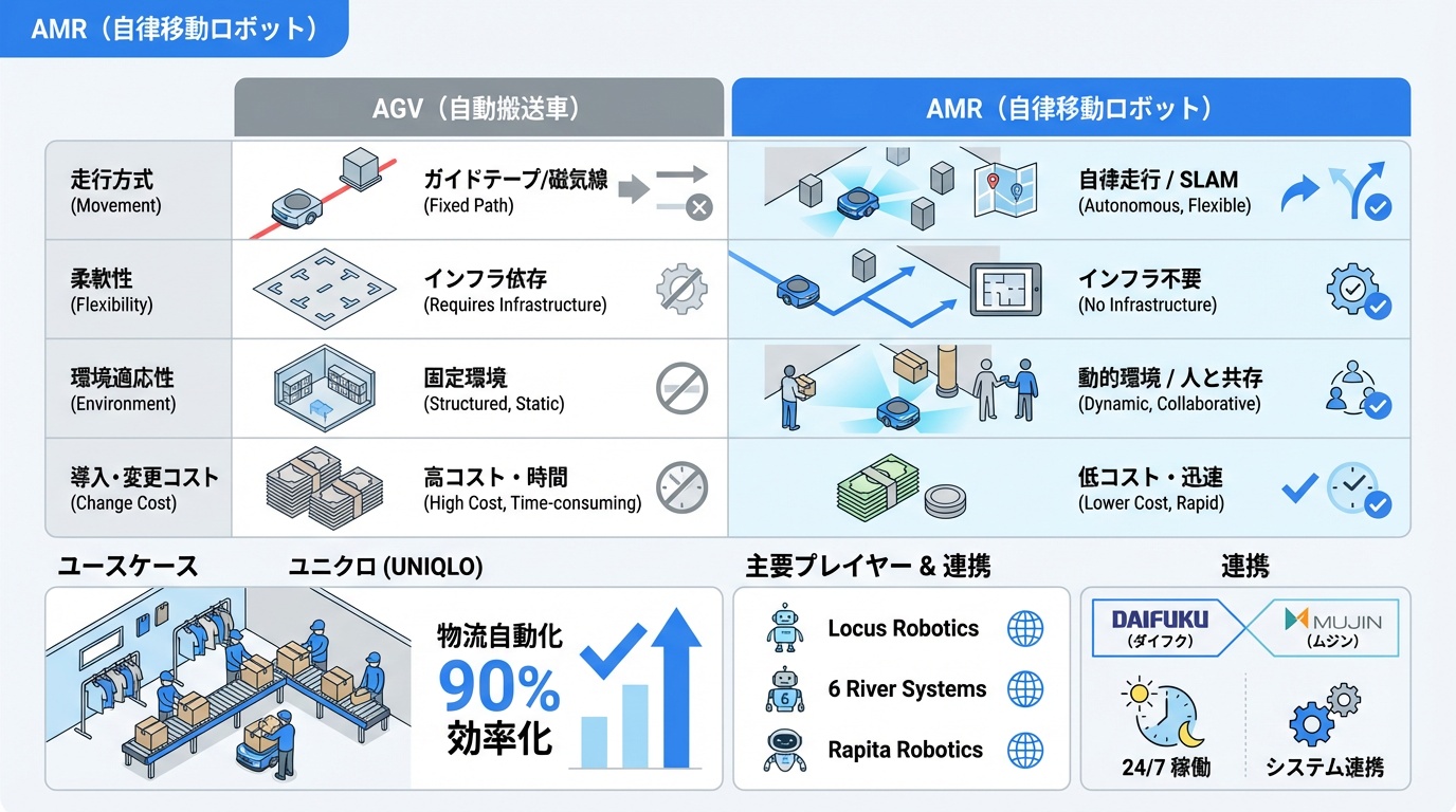 AMR（自律移動ロボット）