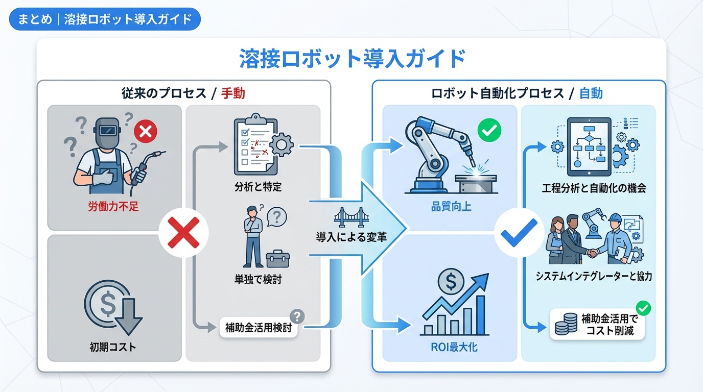 まとめ|溶接ロボット導入ガイド