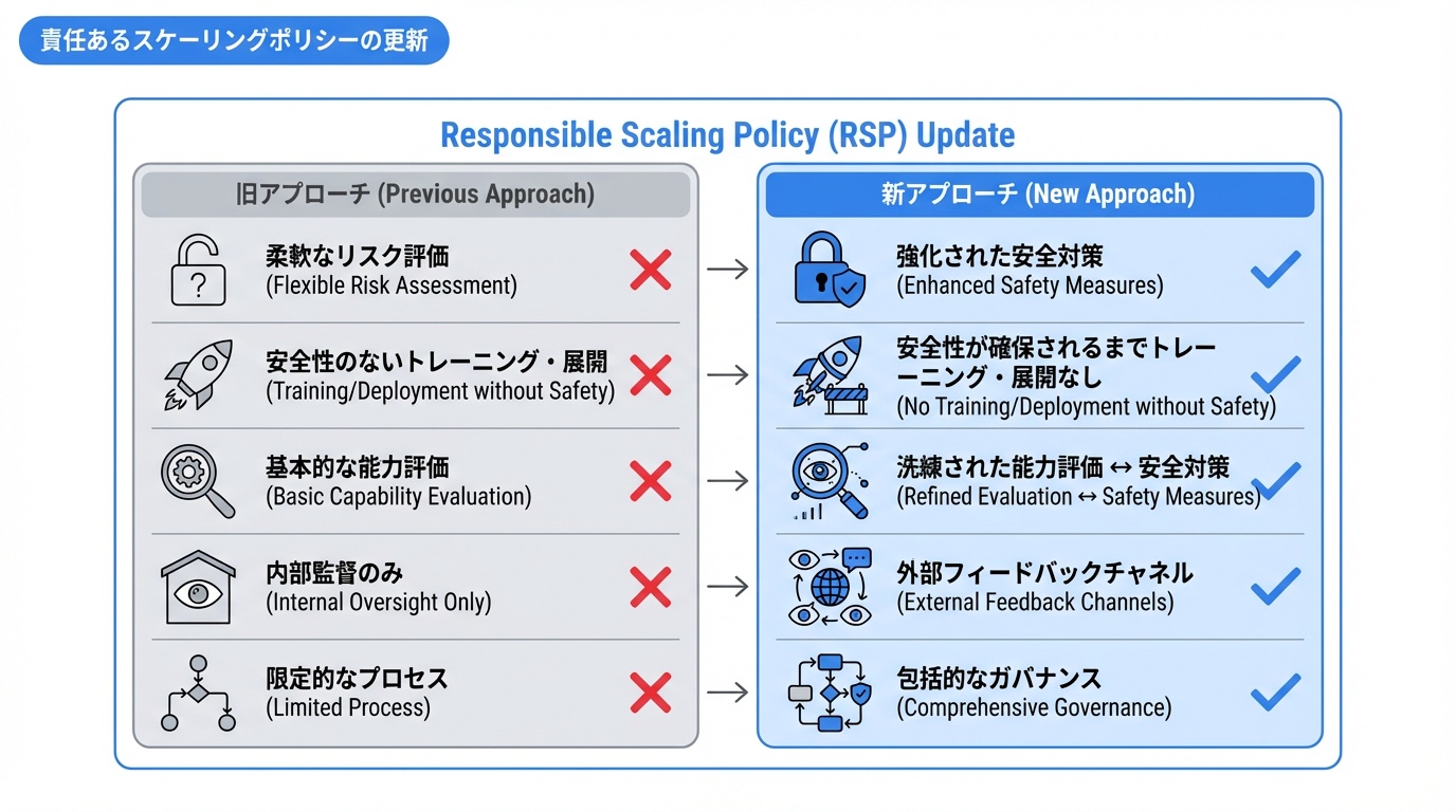 責任あるスケーリングポリシーの更新