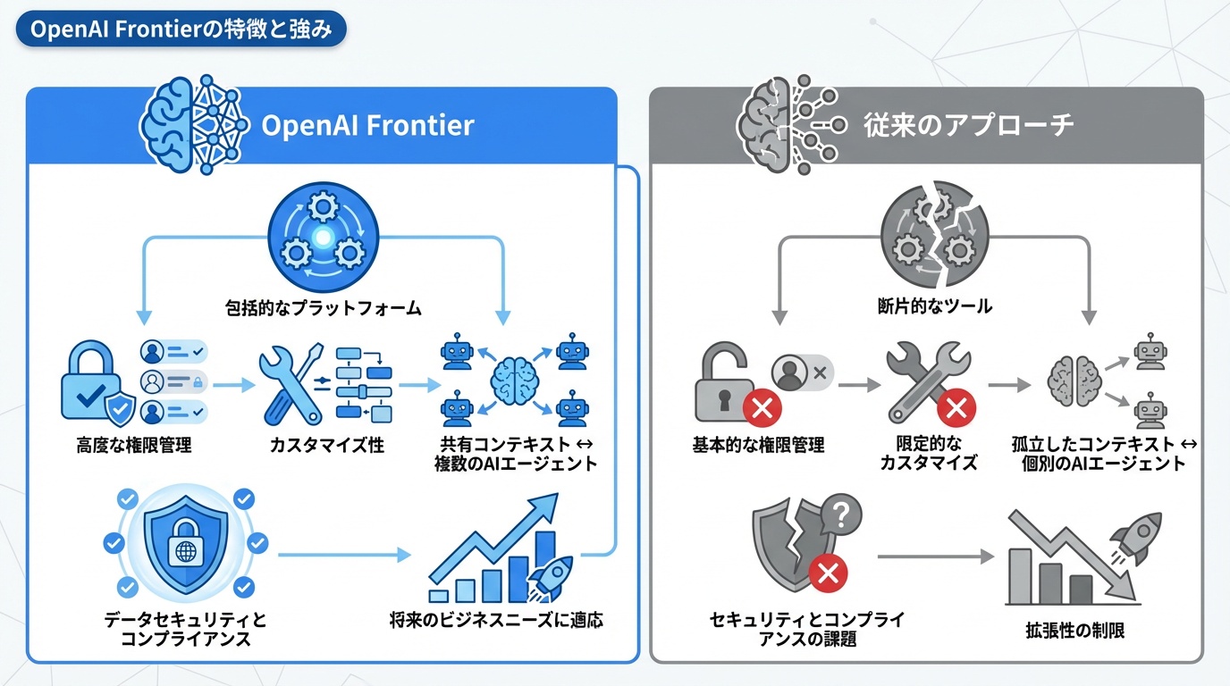 OpenAI Frontierの特徴と強み