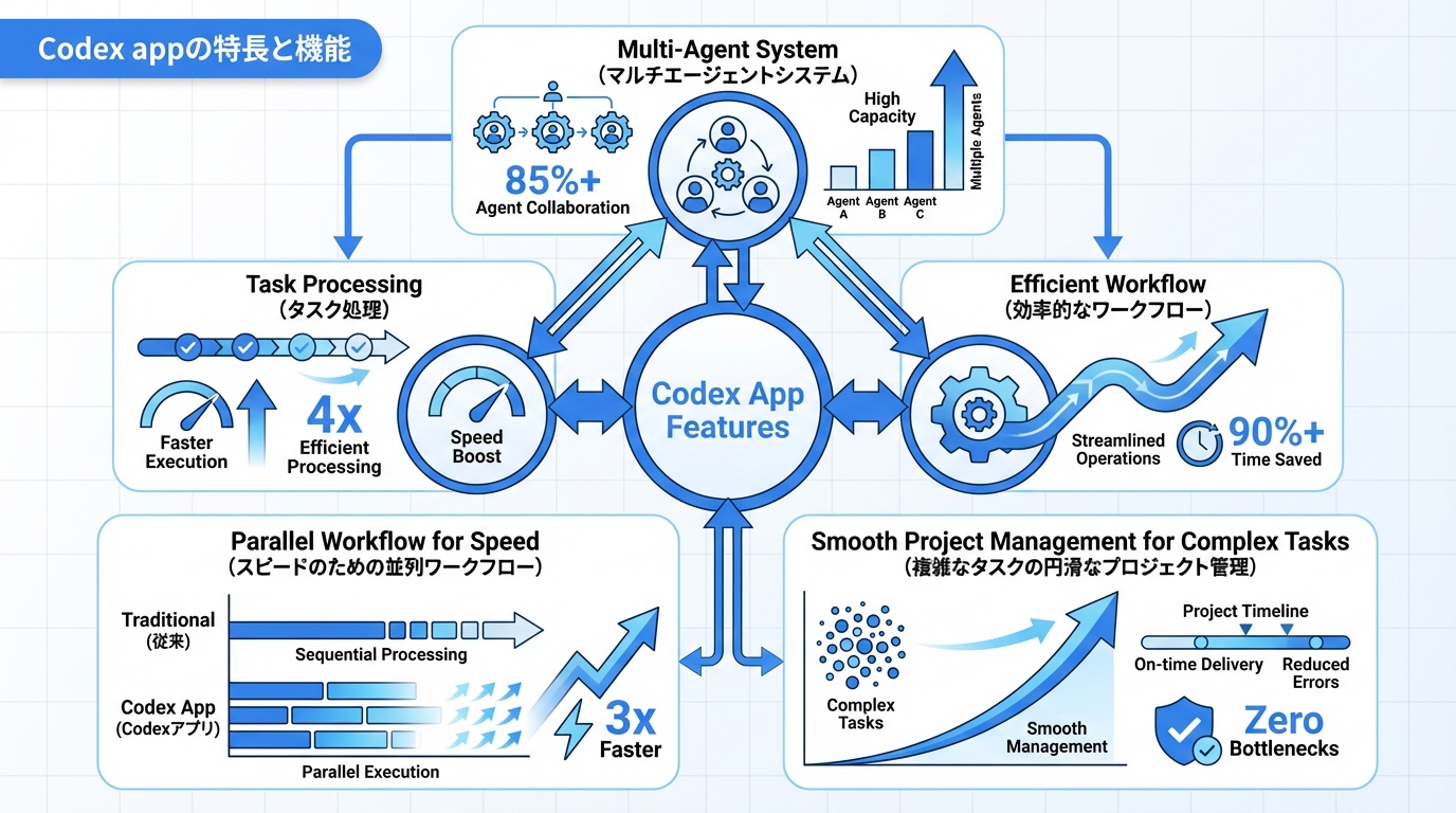 Codex appの特長と機能